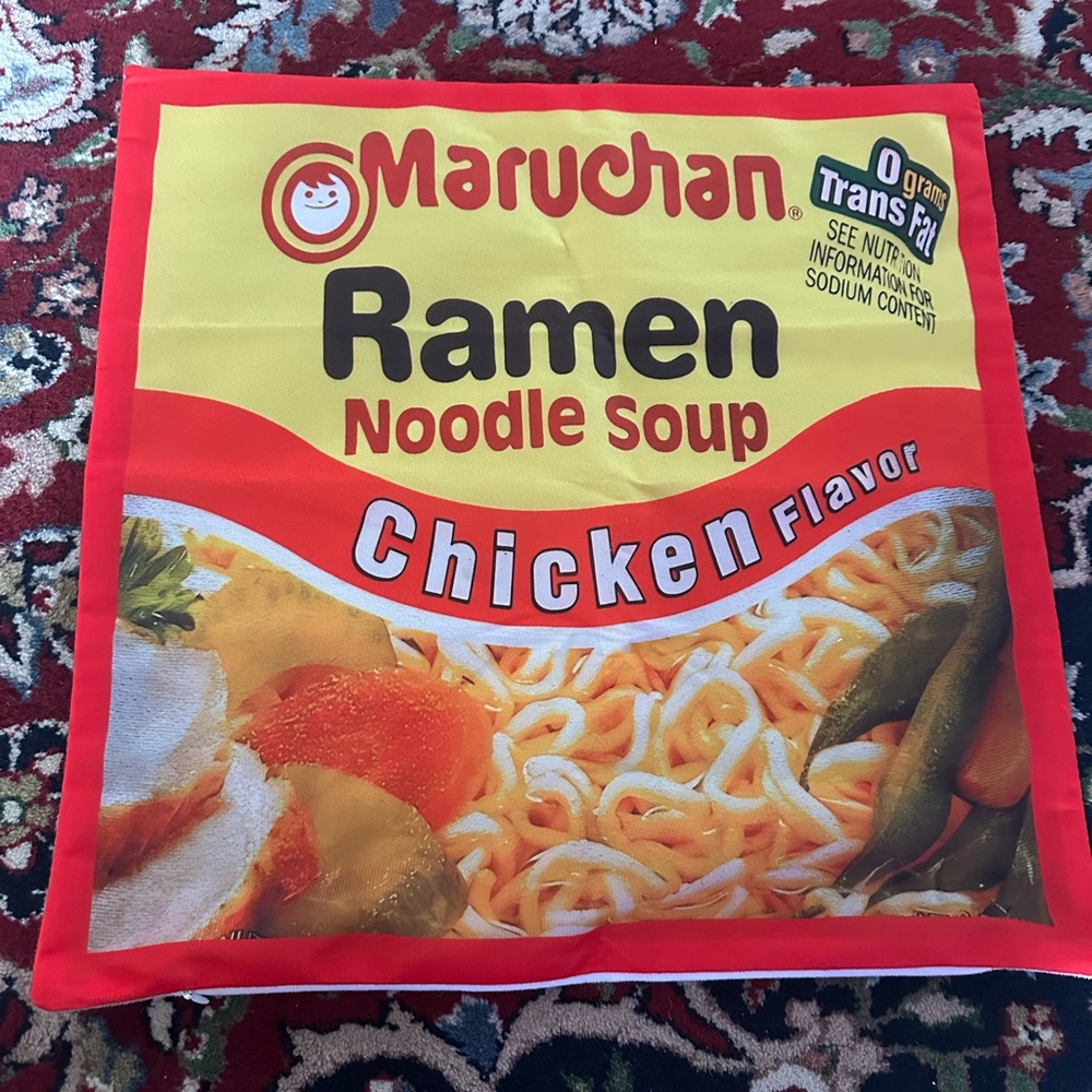 Ramen Noodle Soup pillow case